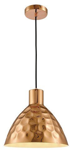 Copper patterned dome - copper,