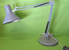 HCF Danish  Industrial  Architect Desk Drawing Lamp Table Grey 60 70’s Lamp
