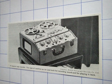 A magnetic tape recorder old
