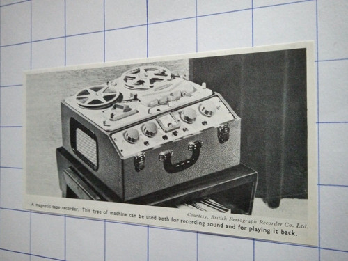 Magnetic tape recorder old - magnetic,