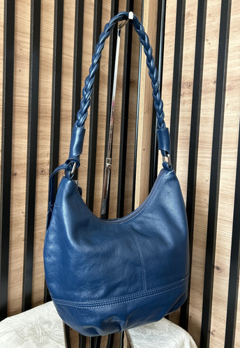 Vintage real leather bucket