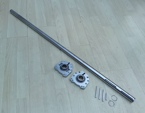 25mm solid axle 985mm - solid, +