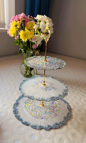 Handmade resin tier - handmade,