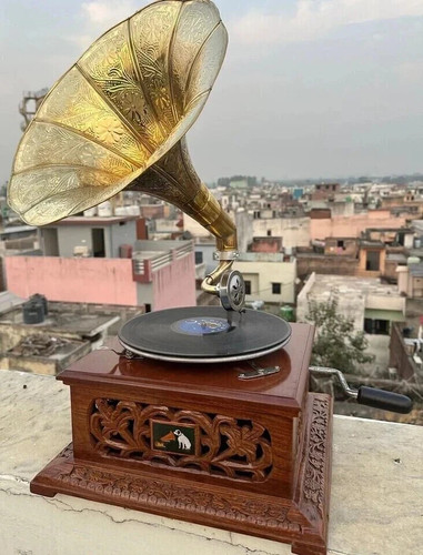 Antique vintage gramophone - antique,