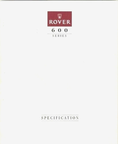 Rover 600 series - rover, 600-series