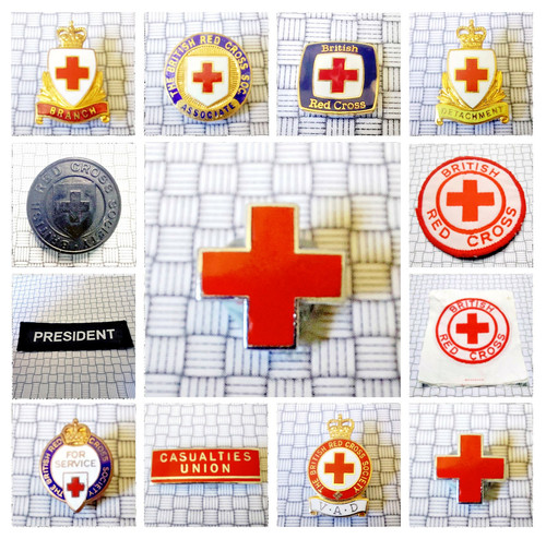 Vintage british red cross - red,