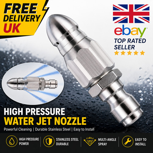 Stainless steel sewer jetter - stainless,