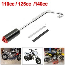 For 110cc 125cc 140cc UK Stainless Pit Dirt Bike Exhaust Pipe System Muffler