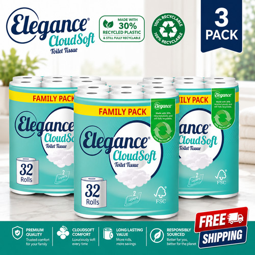 Elegance cloudsoft toilet - cloudsoft,