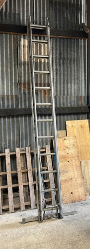 Aluminium section ladders - 2-section,