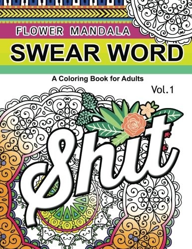 Flower mandala swear word - mandala,