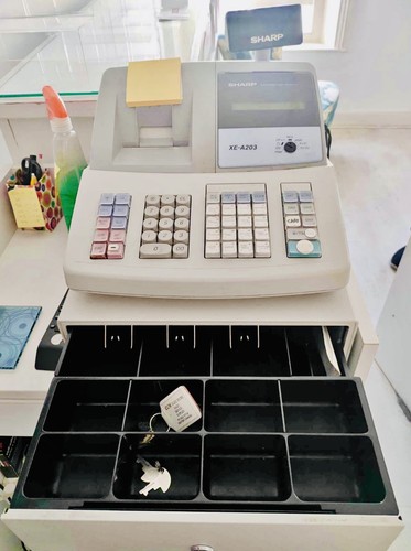 Cash register till sharp - cash,