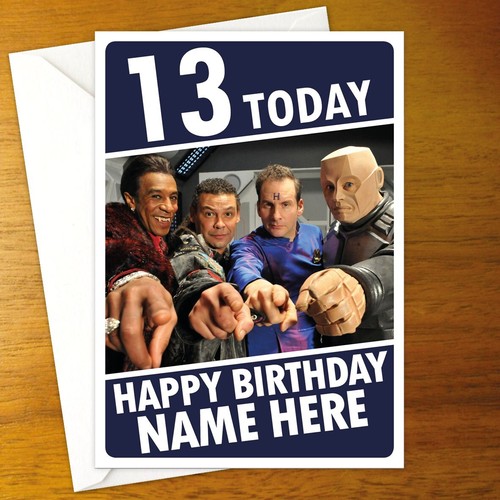 Red dwarf personalised - red,