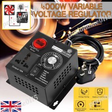 AC220V 4000W Variable Voltage Regulator Speed Motor Fan Light Control Controller