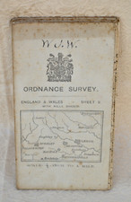 ORDNANCE SURVEY MAP ON CLOTH