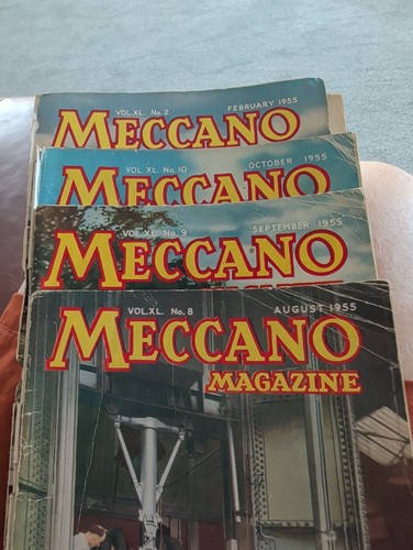 Meccano magazine 1955 bundle - magazine,