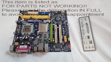 UNTESTED Foxconn P4M8907MA-KSR2H Vintage LGA775 Motherboard with IO Shield