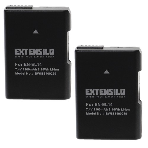 Battery for nikon coolpix - 2x,