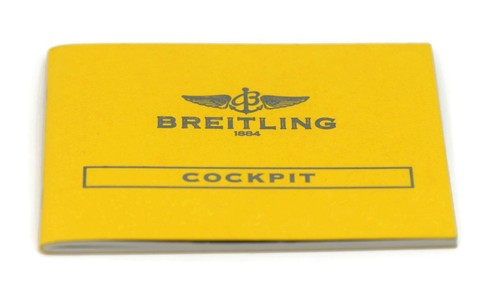 Breitling cockpit booklet - breitling,