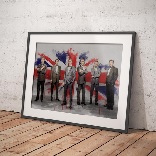 James bond 007 print - james,