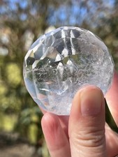 Clear Quartz Hand Faceted