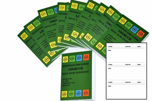 Geocaching logbooks 40 - geocaching,