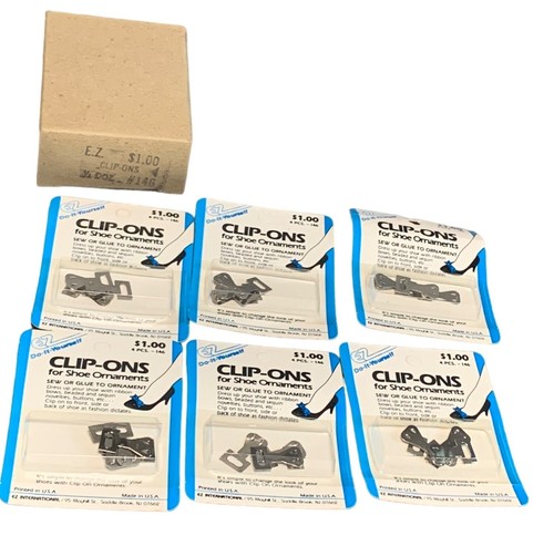 Clip ons for shoe - e.z., clip-ons