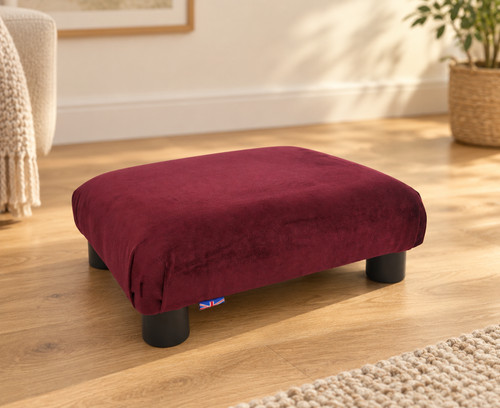 Handmade low footstool - handmade,