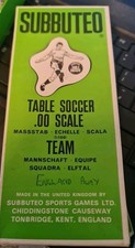 073. Subbuteo Team Ref No. 321 England 2nd Strip Away Vgc 