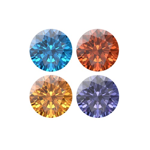 Swarovski zirconia round - swarovski,
