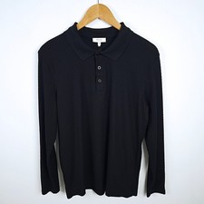 Reiss M Black Chester Polo