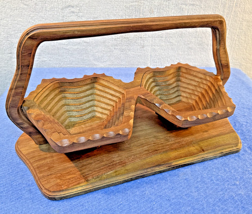 Vintage twin folding - vintage, wooden