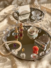 Crystal Beaded Mirror Vanity