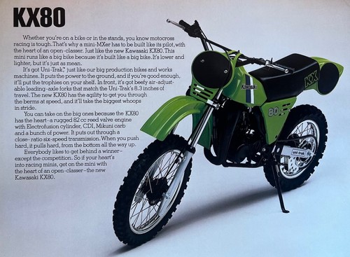1981 1982 kawasaki kx80 - 1982,