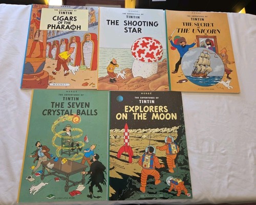 Tintin lot vintage - of, 5