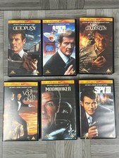 VHS - 6 x James Bond 007