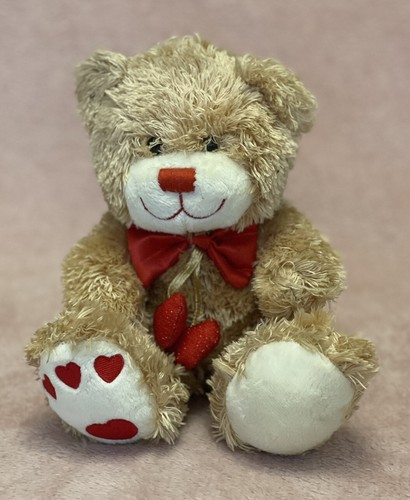 Small love heart teddy bear - small,