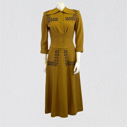 1940s vintage dress - 1940s, in
