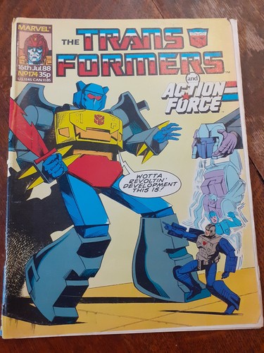 Transformers marvel issue - uk,