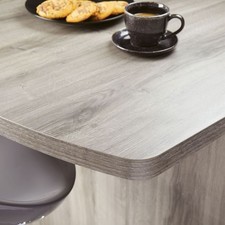 Grey Ash Oak Square Edge Laminate Kitchen Worktop 22mm