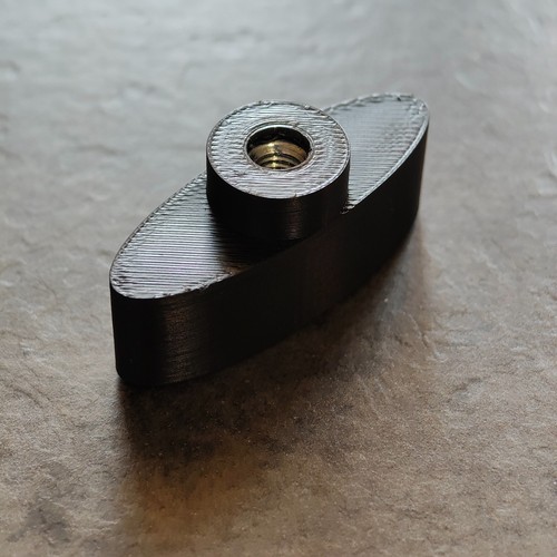 Threaded wing knob female - threaded,