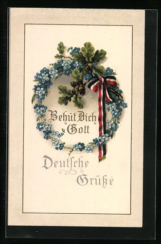 Forget not wreath - forget-me-not,