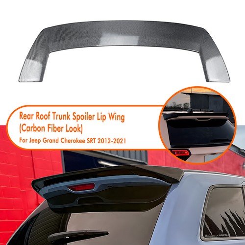 Carbon look rear trunk spoiler - carbon,