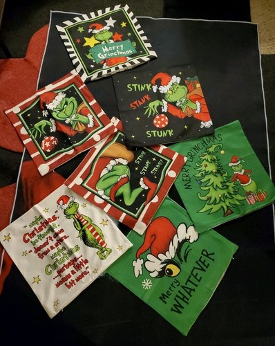 Grinch pillow cases - pillow, (7