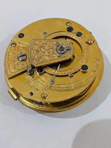 Verge pocket watch movement - verge,