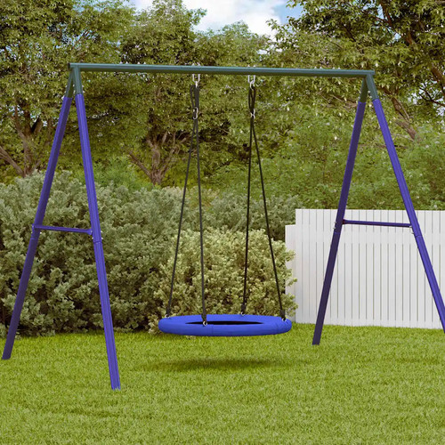 Walplus large blue nest - blue, swing