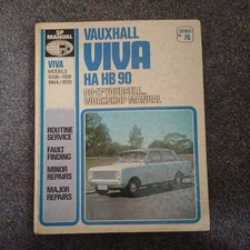 Vauxhall VIVA HA HB 90 64/70
