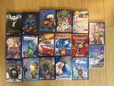 Disney Pixar DVD Bundle Lot 17 Kids Family Movies Cars Up Incredibles WALL-E