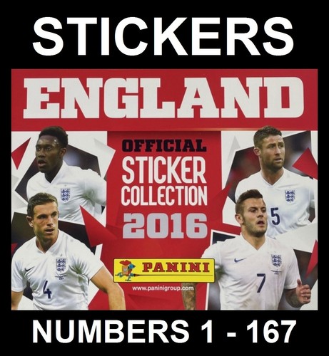 Panini england 2016 euro - england,