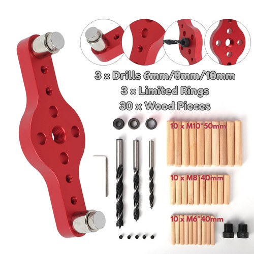 Drill guide jig set - drill,